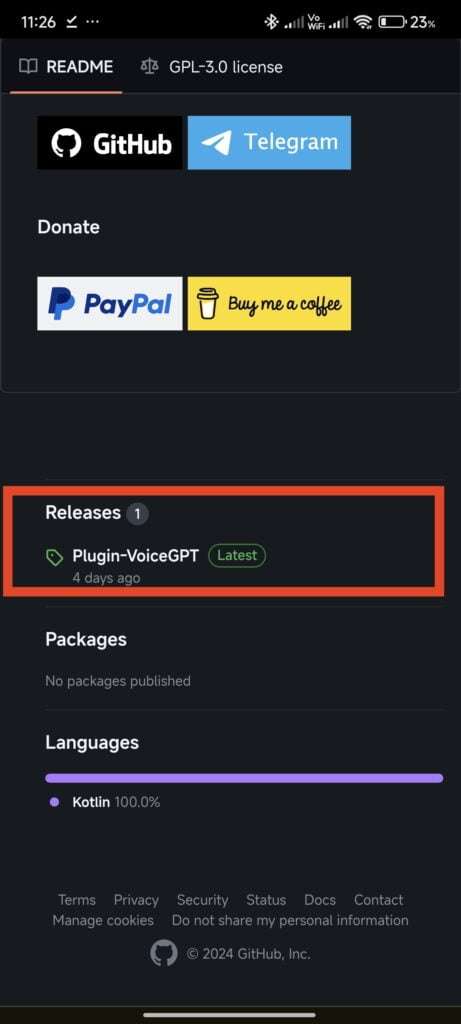 Plugin-VoiceGPT