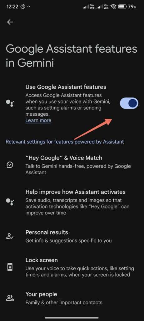 Use Google Assistant features in Gemini