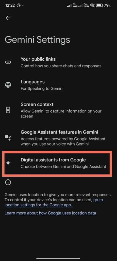 digital assistants from Google