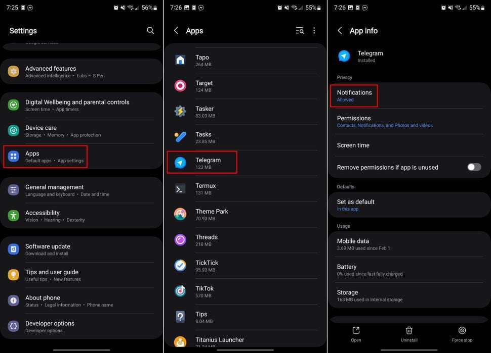 Notifications Missing Issue