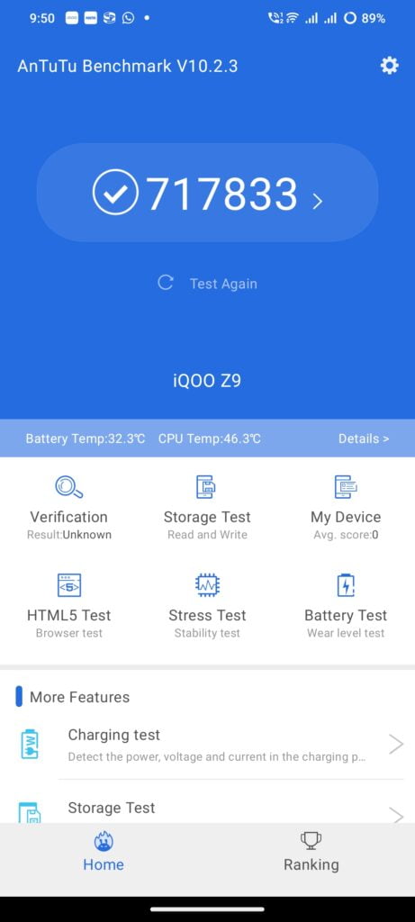 Antutu Score