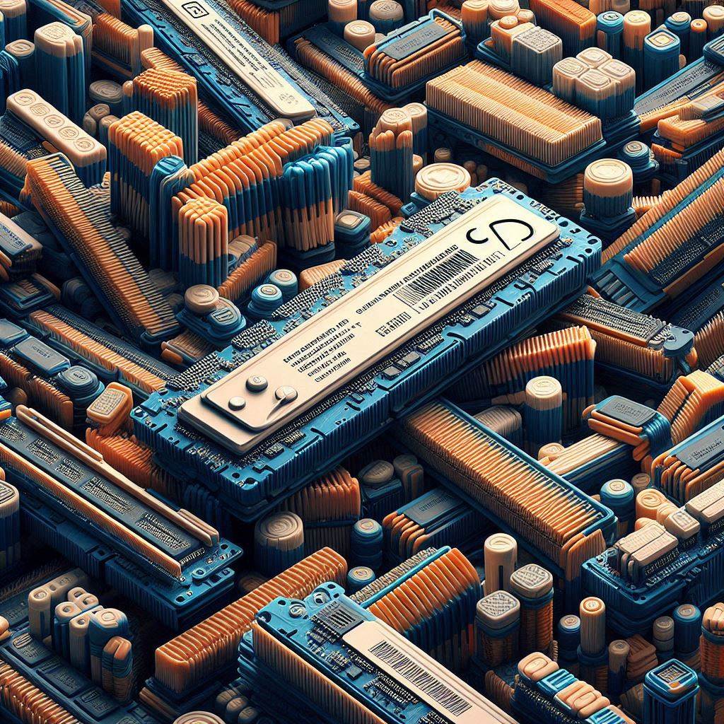 An image depicting multiple RAM types and varieties.