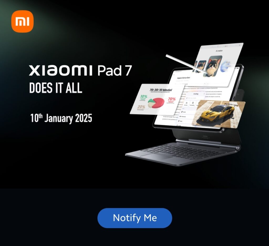 Xiaomi Pad 7 Launching on January 10th: An Exciting Game-Changer in Tablets? 2 xiaomi pad 7