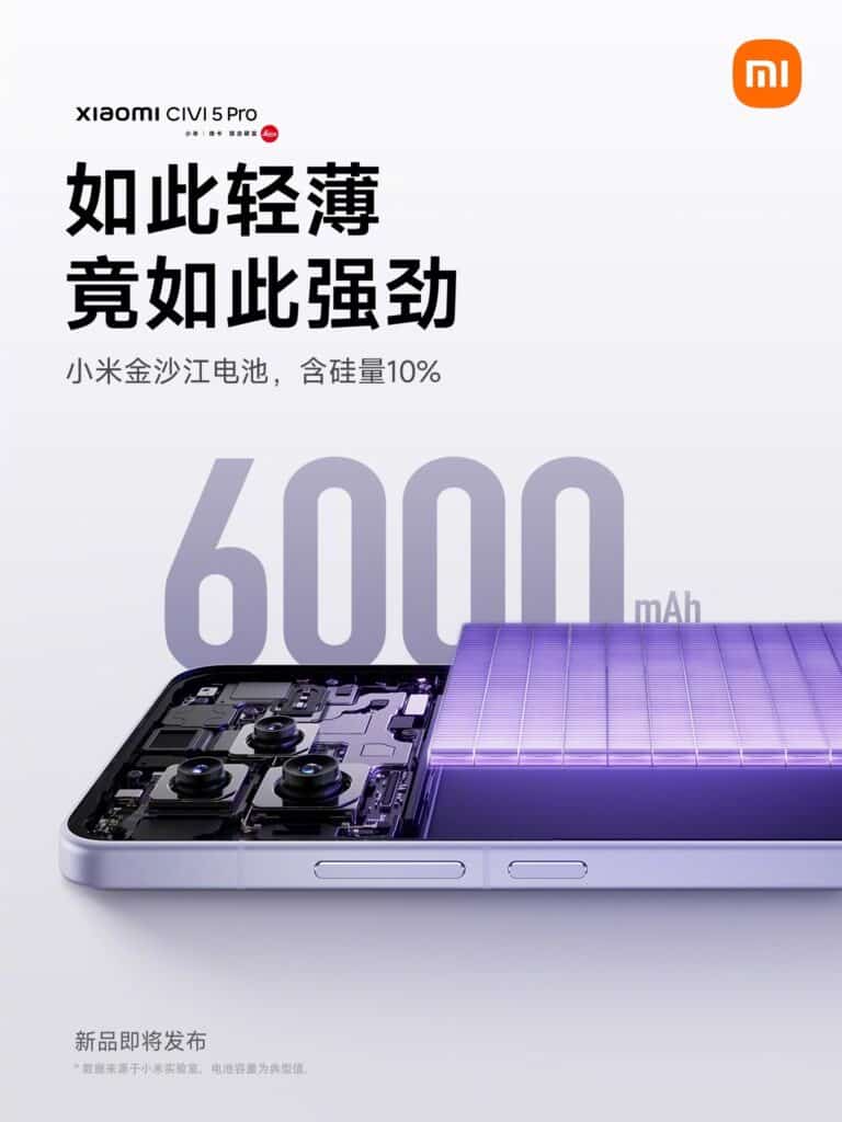 xiaomi civi 5 pro