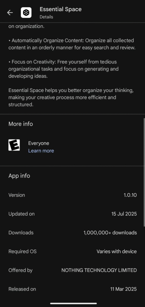 Essential Space Gets a Major Update- Here’s What’s New! 6 Essential Space