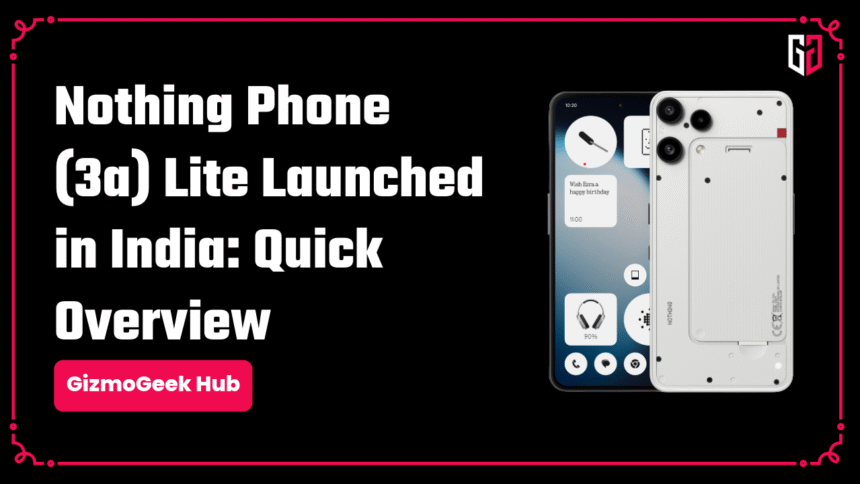 nothing phone (3a) lite