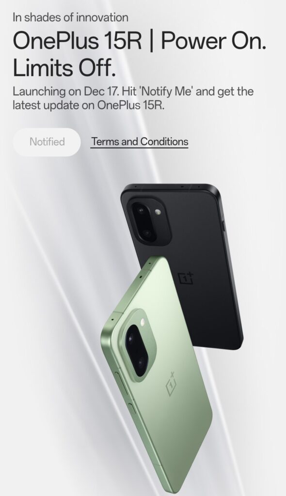 OnePlus 15R Teased to Launch on December 17 2 oneplus 15r