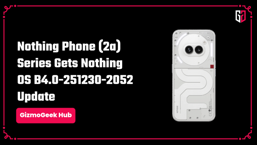 nothing phone 2a series update