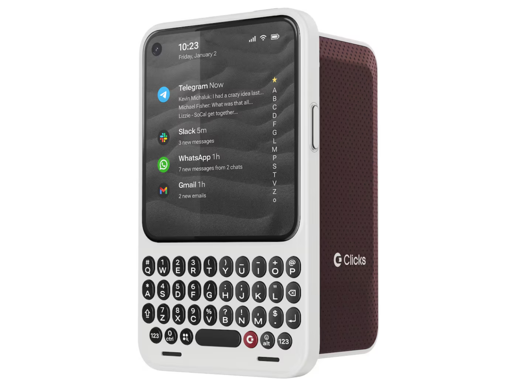 Clicks Communicator: A Keyboard Phone in the Smartphone Era 8 clicks communicator