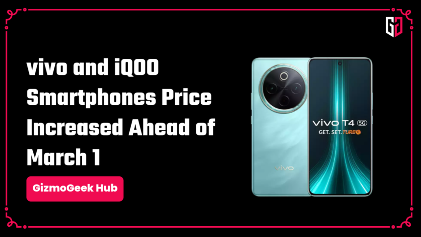 vivo and iqoo price increased