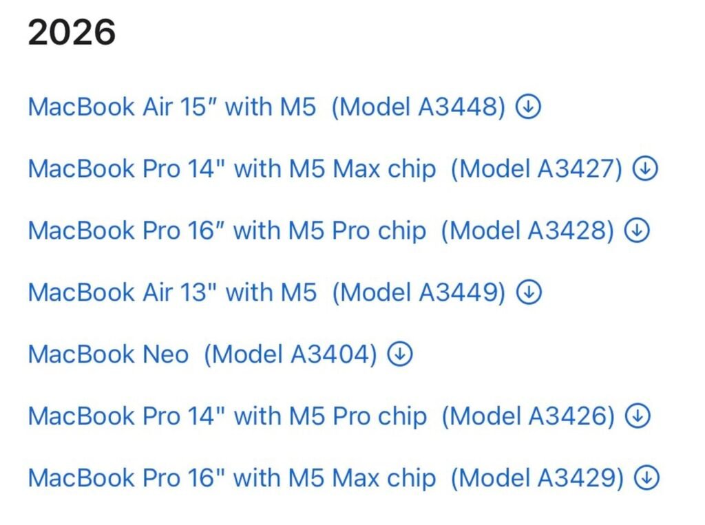 Apple MacBook Neo Leak Reveals Apple’s Budget MacBook With A-Series Chip (Model A3404) 3 apple macbook neo