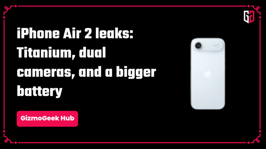iPhone Air 2 leaks
