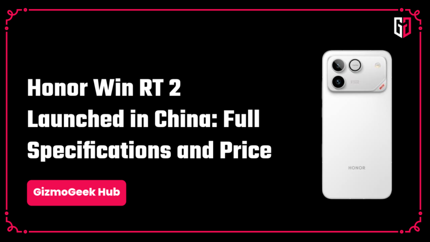 honor win RT 2